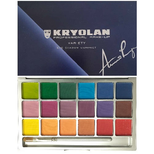 Kryolan Eyeshadow Variety 18 Colors B2 Faith Parlour House